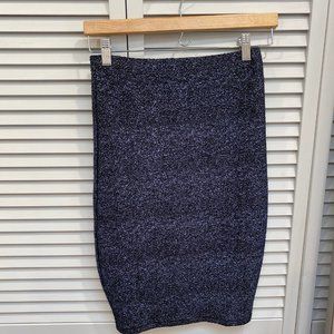 Bar III metallic specked pencil skirt